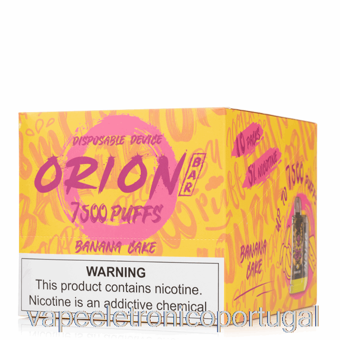 Vape Eletrônico [pacote Com 10] Vape Perdido Orion Bar 7500 Descartável